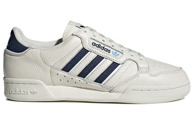 Adidas Continental 80 Stripes «Кремово-белый синий»