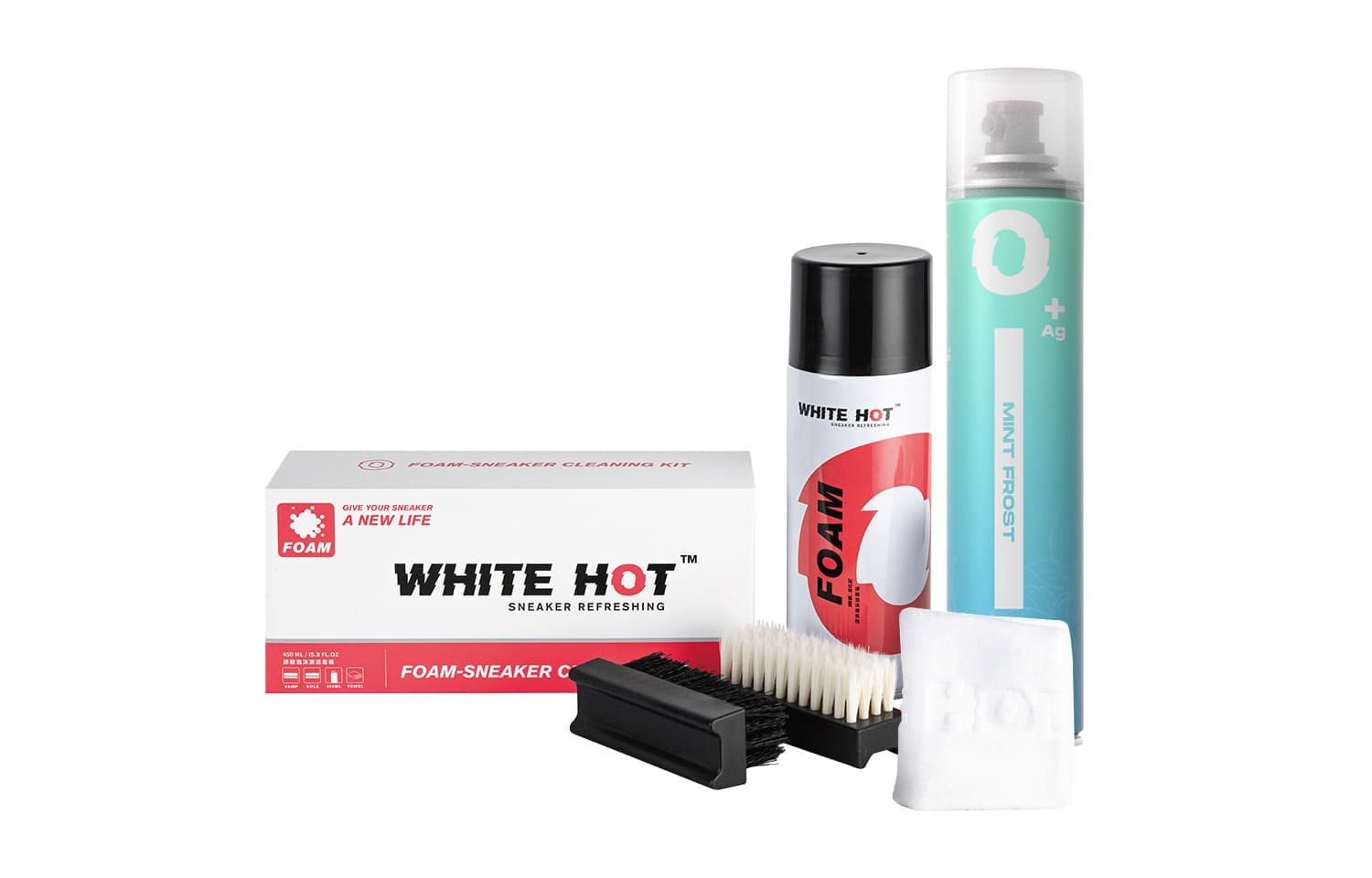 WHITE HOT Чистящие средства и салфетки для обуви