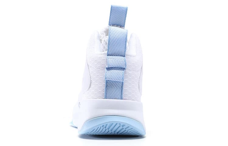 Нескользящие баскетбольные кроссовки среднего класса PEAK с амортизацией, мужские, белые, синие