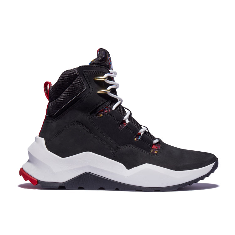 Женские кроссовки Timberland Madbury с боковой молнией, черный нубук