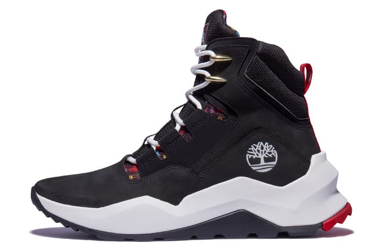 Timberland Madbury Side Zip Sneaker Boots 'Black Nubuck' Women's