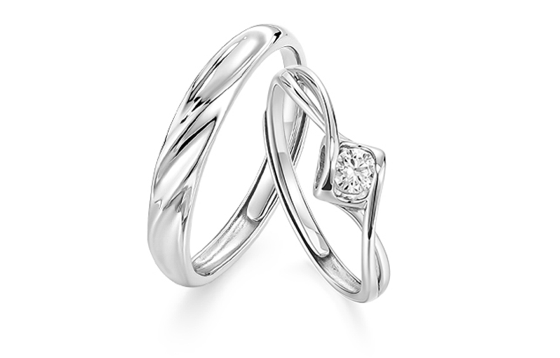 KADER S925 Серебряные кольца женские серебряные белые