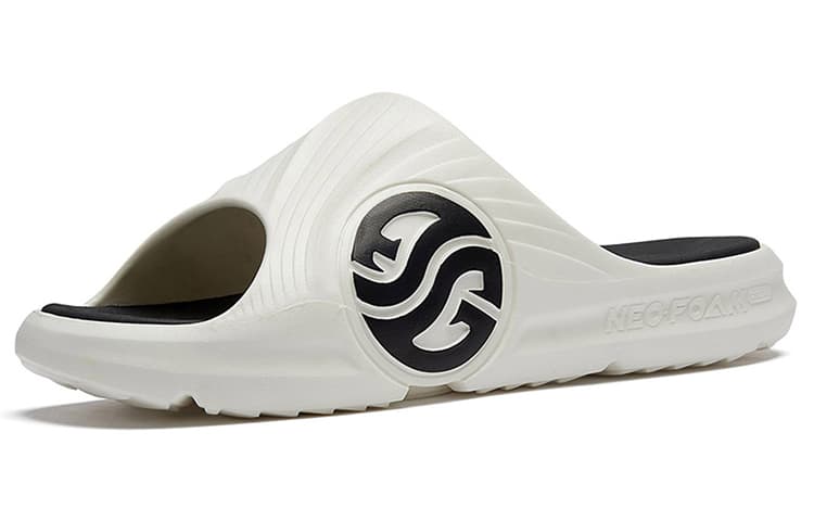 Тапочки 361° Quiet Slide Унисекс Белый Черный