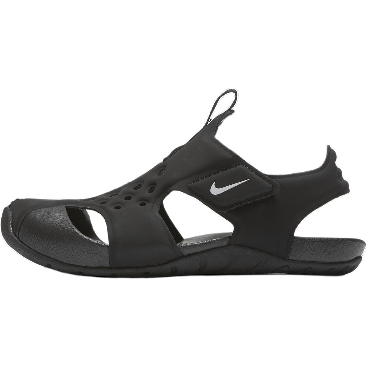 Nike Sunray Protect 2 Sandals Slip Resistant Abrasion Resistant Children's Sandals Black Children Aged 3 7 Years Old