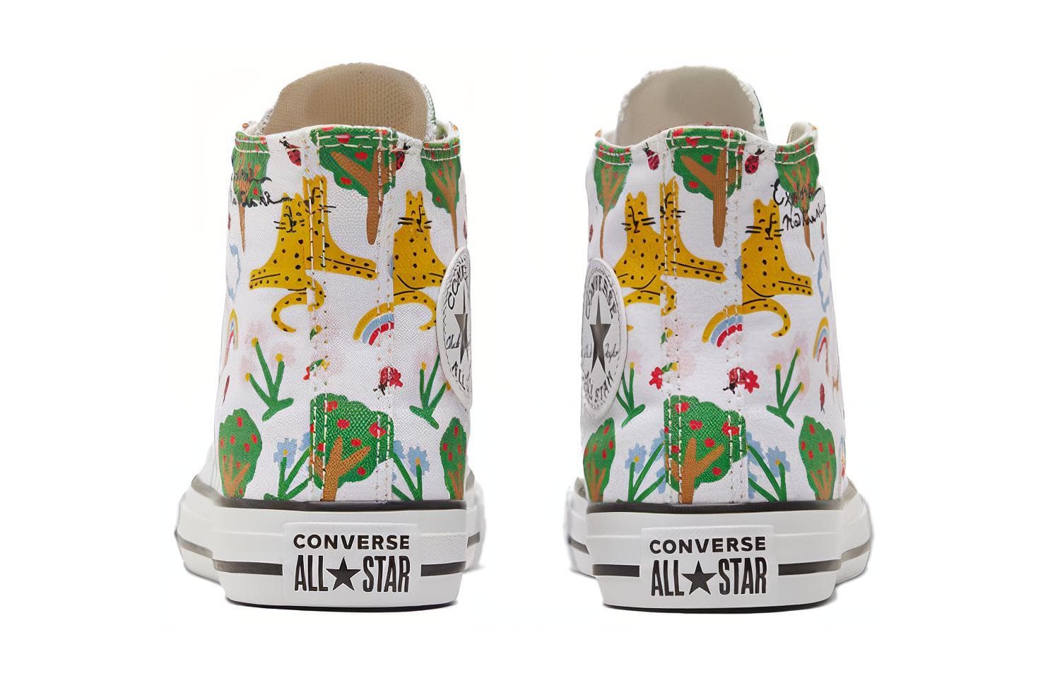 Детские высокие кеды Converse Chuck Taylor All Star Белый Зеленый