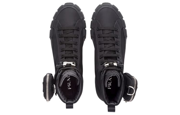 PRADA Wheel Re-Nylon High, черный