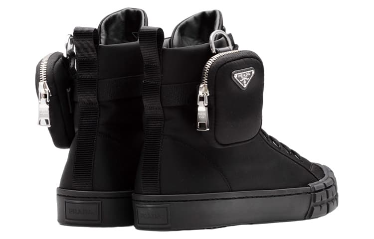 PRADA Wheel Re-Nylon High, черный