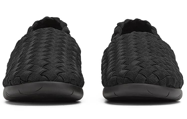 Кроссовки на платформе Bottega Veneta черные женские