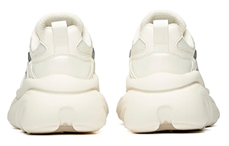 Противоскользящие, устойчивые к истиранию, дышащие низкие кеды с амортизаторами Anta, массивные женские кроссовки белого цвета