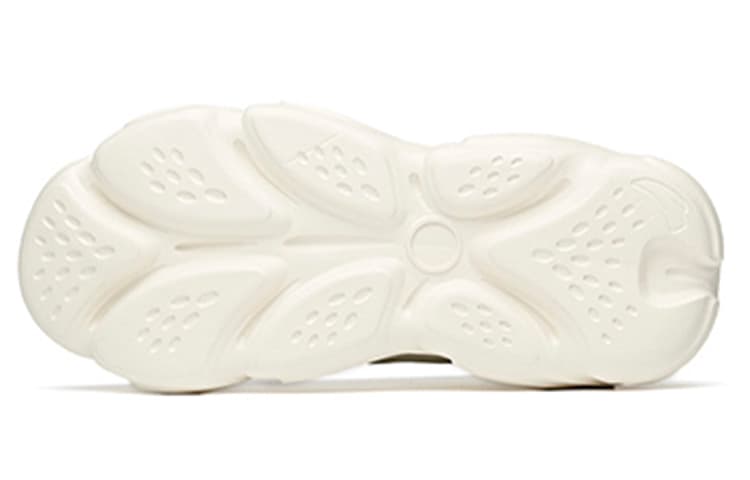 Противоскользящие, устойчивые к истиранию, дышащие низкие кеды с амортизаторами Anta, массивные женские кроссовки белого цвета