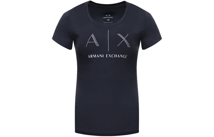 ARMANI EXCHANGEAE T Shirt Women's Navy Blue