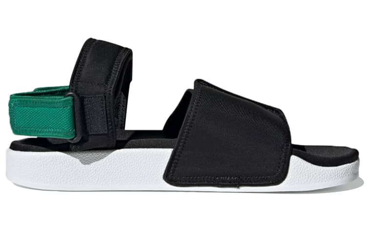 Сандалии Adidas Adilette 4.0 'Black Scarlet True Orange'