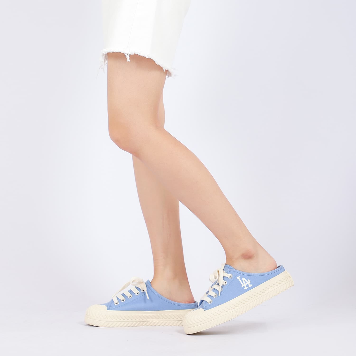 Нескользящие износостойкие парусиновые туфли с низким берцем MLB Playball, унисекс, синие