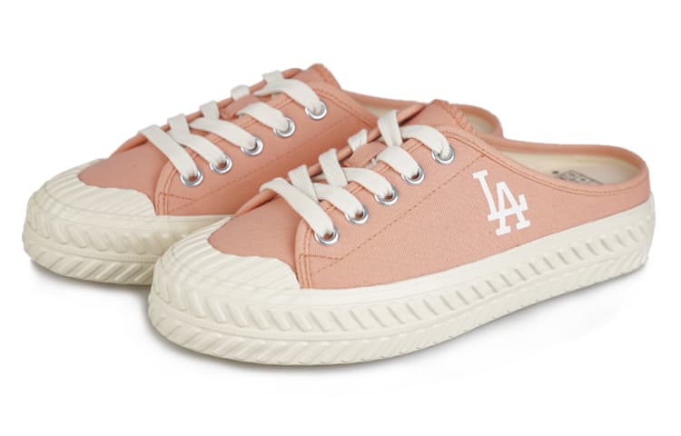 MLB Playball Мюли Нескользящие износостойкие низкие парусиновые туфли унисекс Cherry Blossom Pink