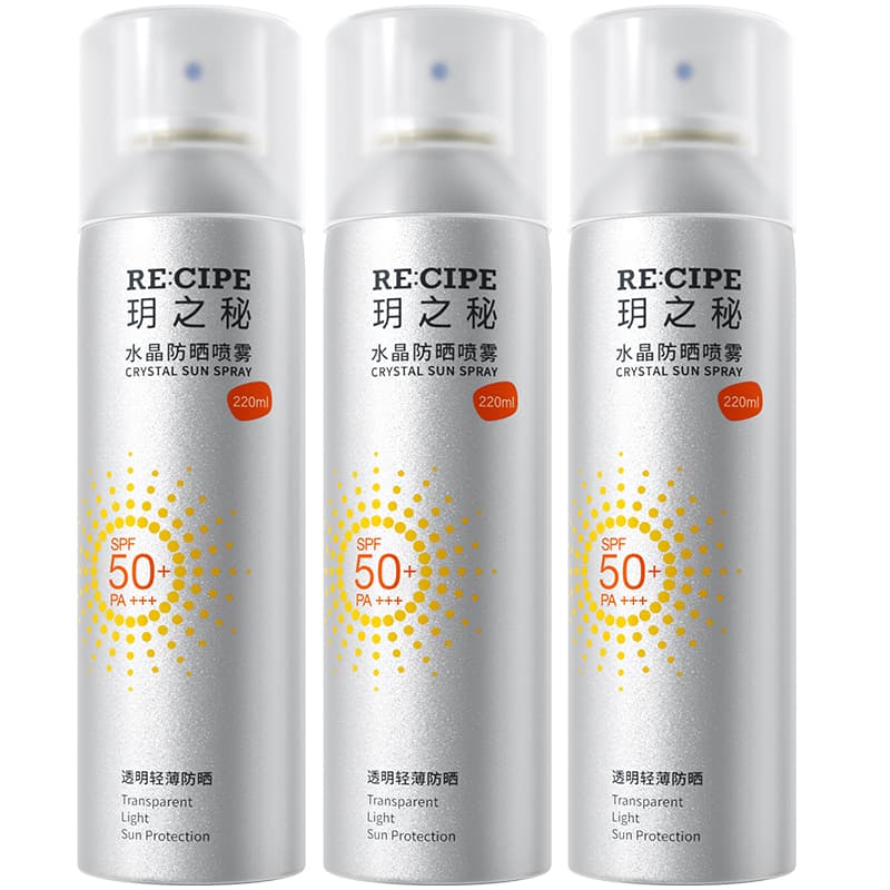 RE CIPE Crystal Spray SPF50+PA+++ Защита от солнца Защита от ультрафиолета Освежающий
