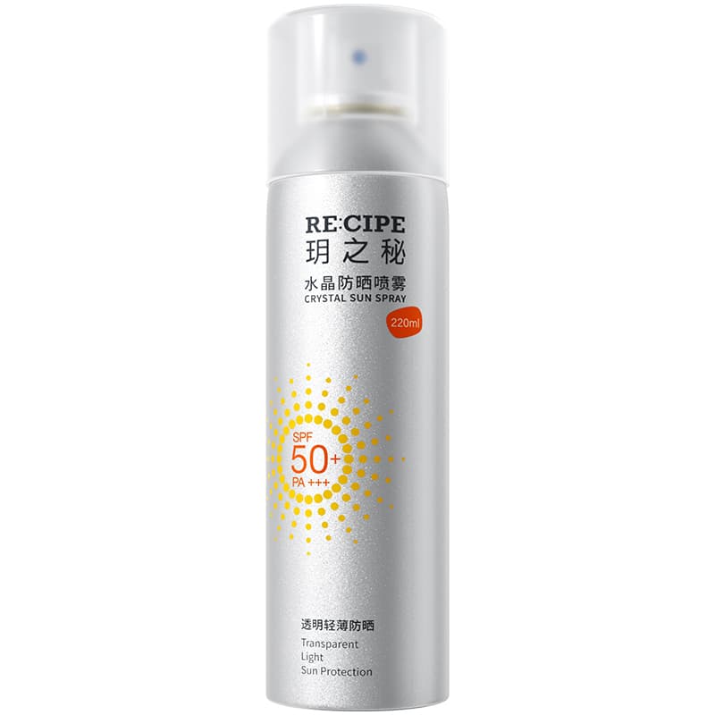 RE CIPE Crystal Spray SPF50+PA+++ Защита от солнца Защита от ультрафиолета Освежающий