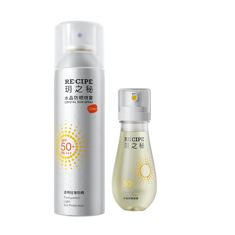 RE CIPE Crystal Spray SPF50+PA+++ Защита от солнца Защита от ультрафиолета Освежающий