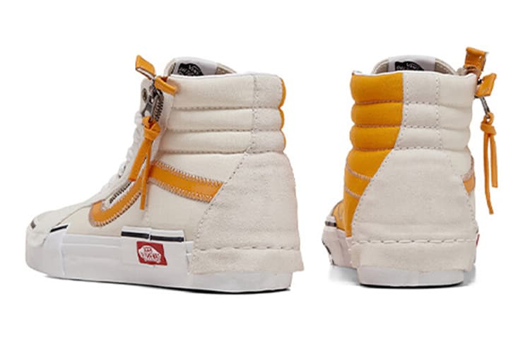 Туфли Vans SK8 HI Белый/Желтый