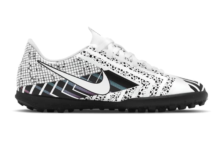 Детские футбольные бутсы Nike Mercurial Vapor 13 с противоскользящим покрытием, низкие кеды, белый, черный