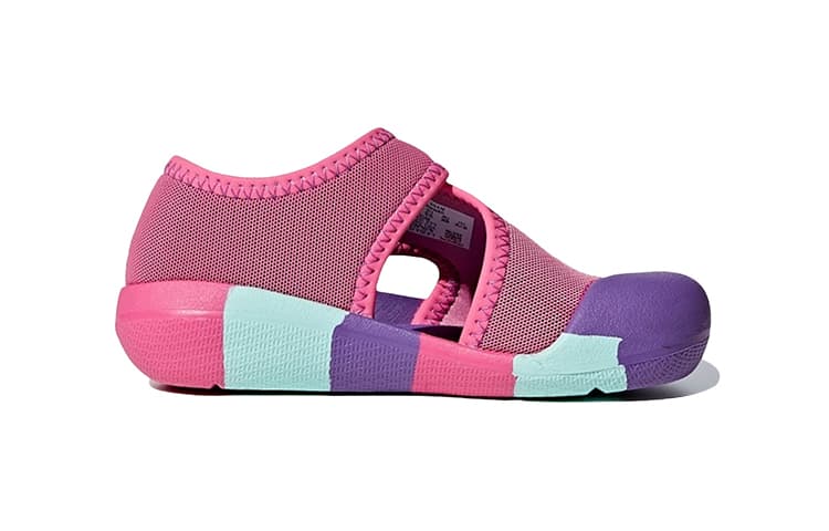 Противоскользящие амортизаторы Adidas с износостойкими свойствами. Низкая обувь для малышей. Розовый для младенцев и малышей.