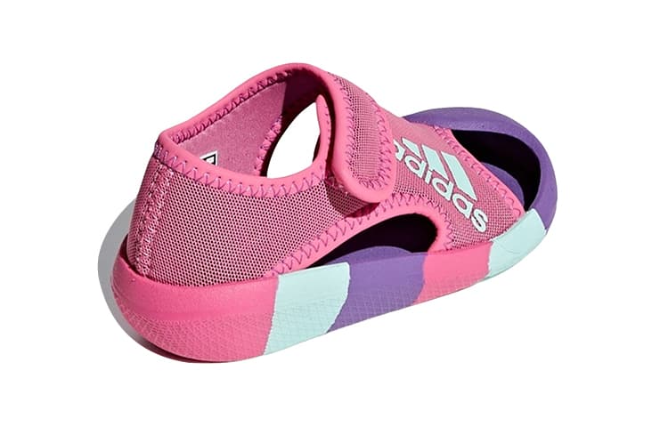 Противоскользящие амортизаторы Adidas с износостойкими свойствами. Низкая обувь для малышей. Розовый для младенцев и малышей.