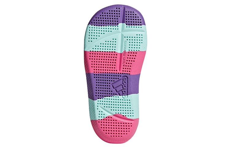 Противоскользящие амортизаторы Adidas с износостойкими свойствами. Низкая обувь для малышей. Розовый для младенцев и малышей.