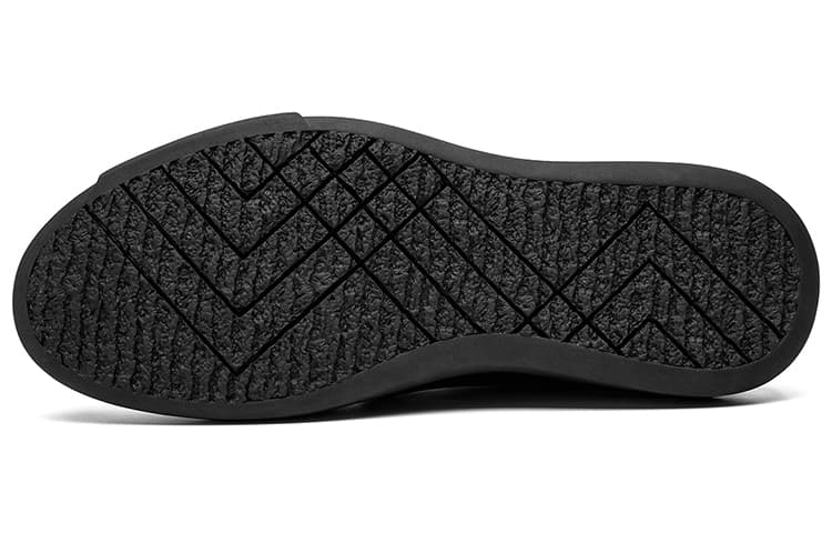 Jeep Повседневная кожаная обувь Мужские низкие кеды Черные