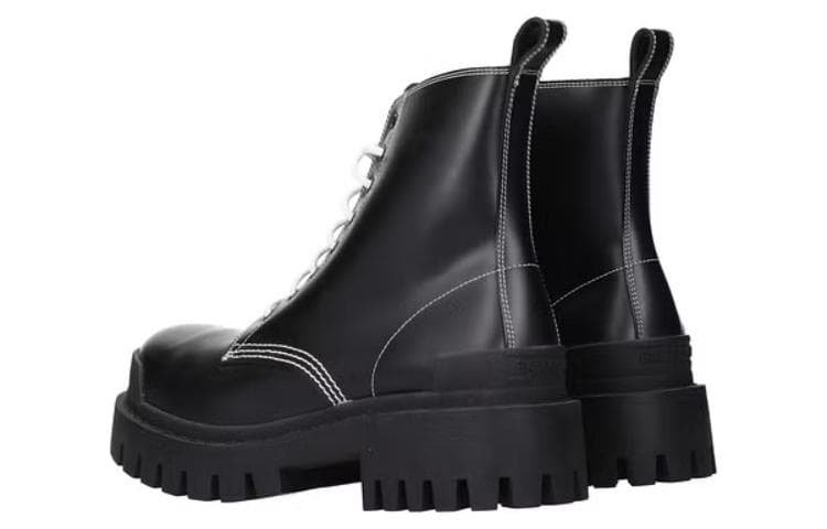 Balenciaga Strike Ботинки на шнуровке, черные, женские
