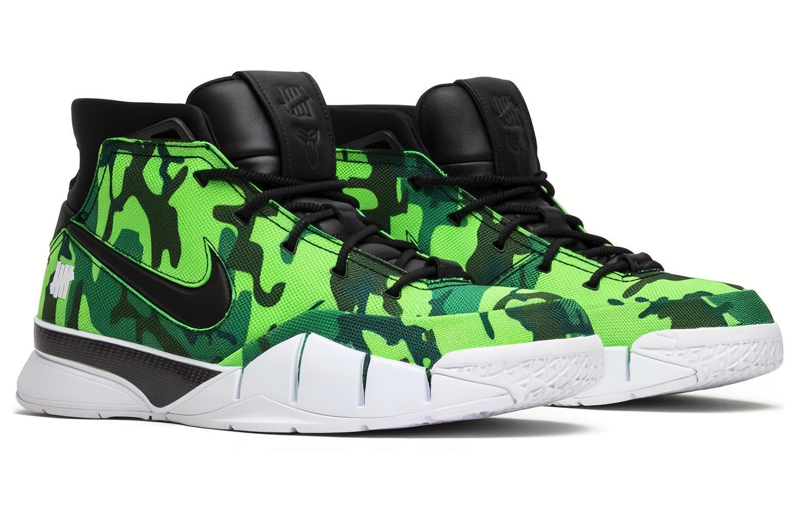 Кроссовки Nike Kobe 1 Protro Undefeated Green Camo Silver Lake