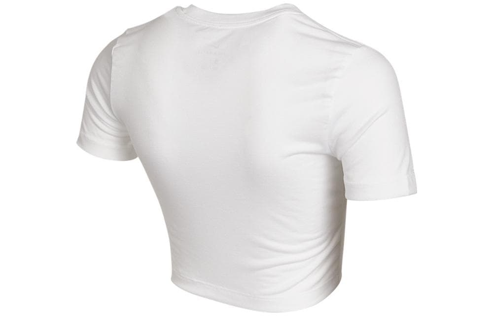 Женские укороченные топы Nike, белые