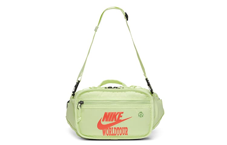 Тканевая сумка через плечо Nike, сумка через плечо, обычный унисекс, светло-лимонный