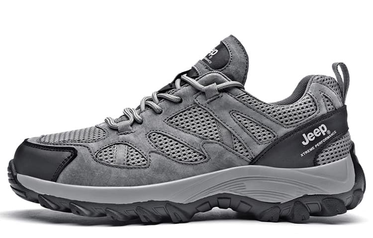 Jeep City Outdoor Low Top Hiking Shoes Men's Gray