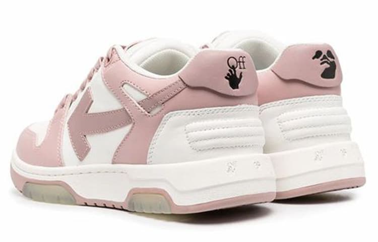 OFF WHITE Женские кроссовки Out Of Office, цвет "Бело-розовый"