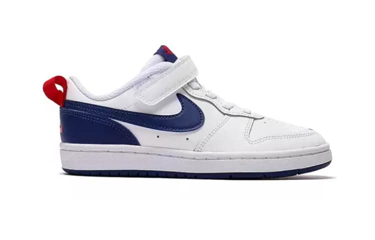 Кроссовки для скейтборда Nike Low 2 Low Top, белые, синие, красные для детей от 3 до 7 лет