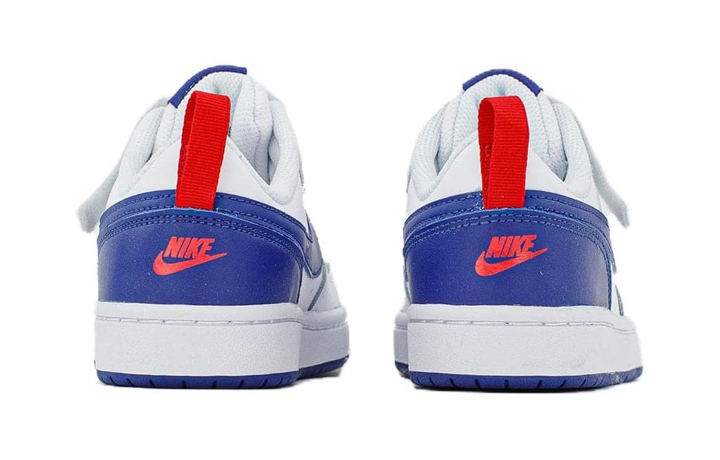 Кроссовки для скейтборда Nike Low 2 Low Top, белые, синие, красные для детей от 3 до 7 лет