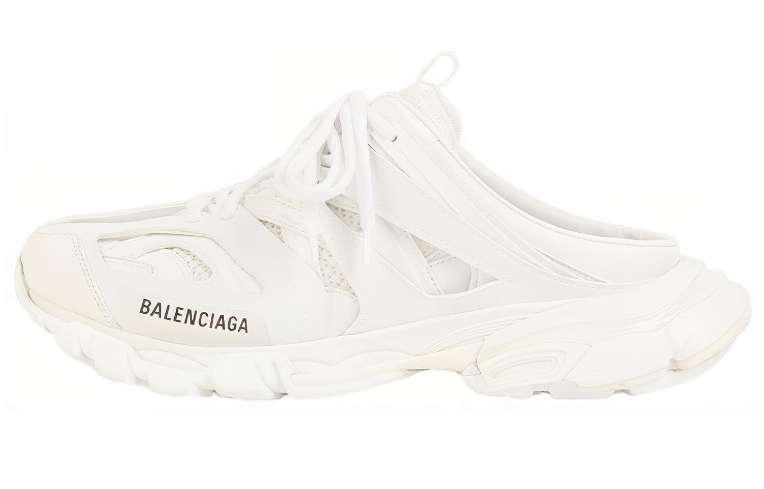 Balenciaga Track Mule White Women's