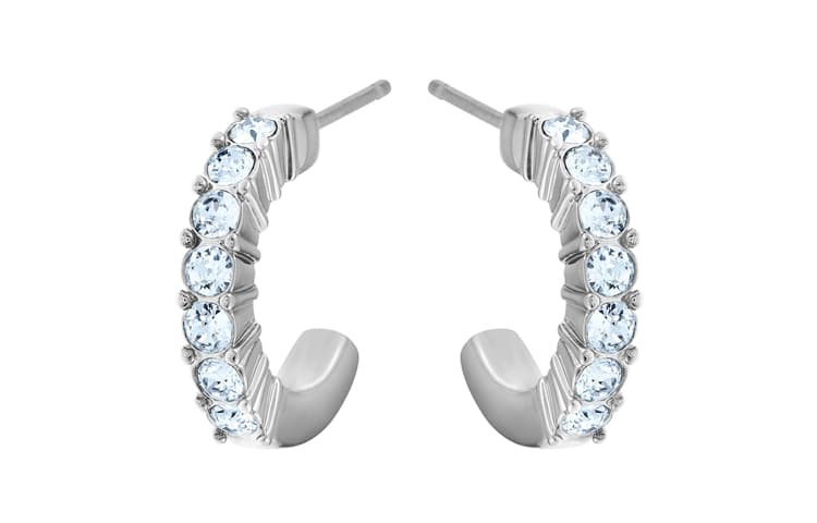 Серьги из сплава Swarovski женские синие