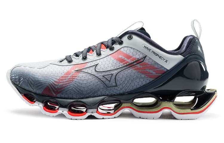 Mizuno Wave Prophecy X 10 'Grey Red' Women's