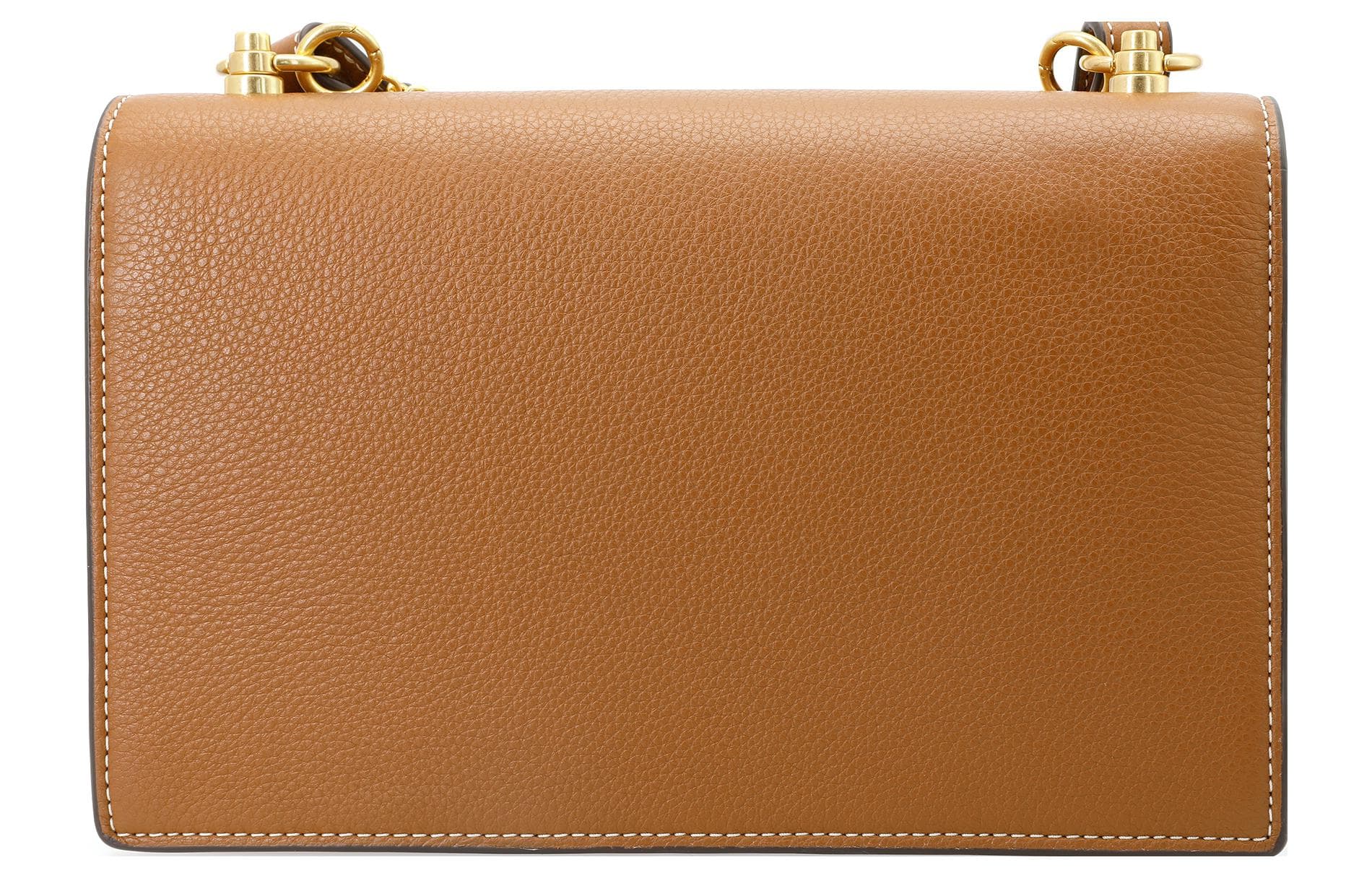 TORY BURCH Miller Сумка на багажник из зерненой телячьей кожи Сумка через плечо Сумка через плечо Женская коричневая