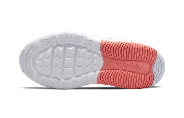 Кроссовки Nike Air Max Bolt Low Top розово-белые для детей от 3 до 7 лет