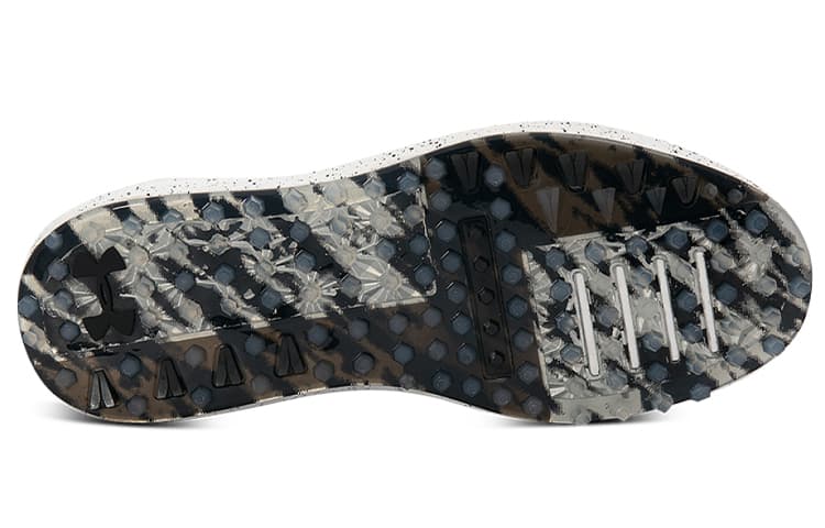 Кроссовки для гольфа Under Armour Curry 8 без шипов, цвет «черный белый»