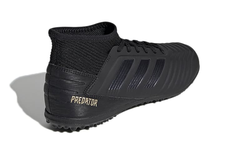Adidas Predator 19.3 Противоскользящие, устойчивые к истиранию, дышащие Детские футбольные бутсы средней высоты Черные Детские