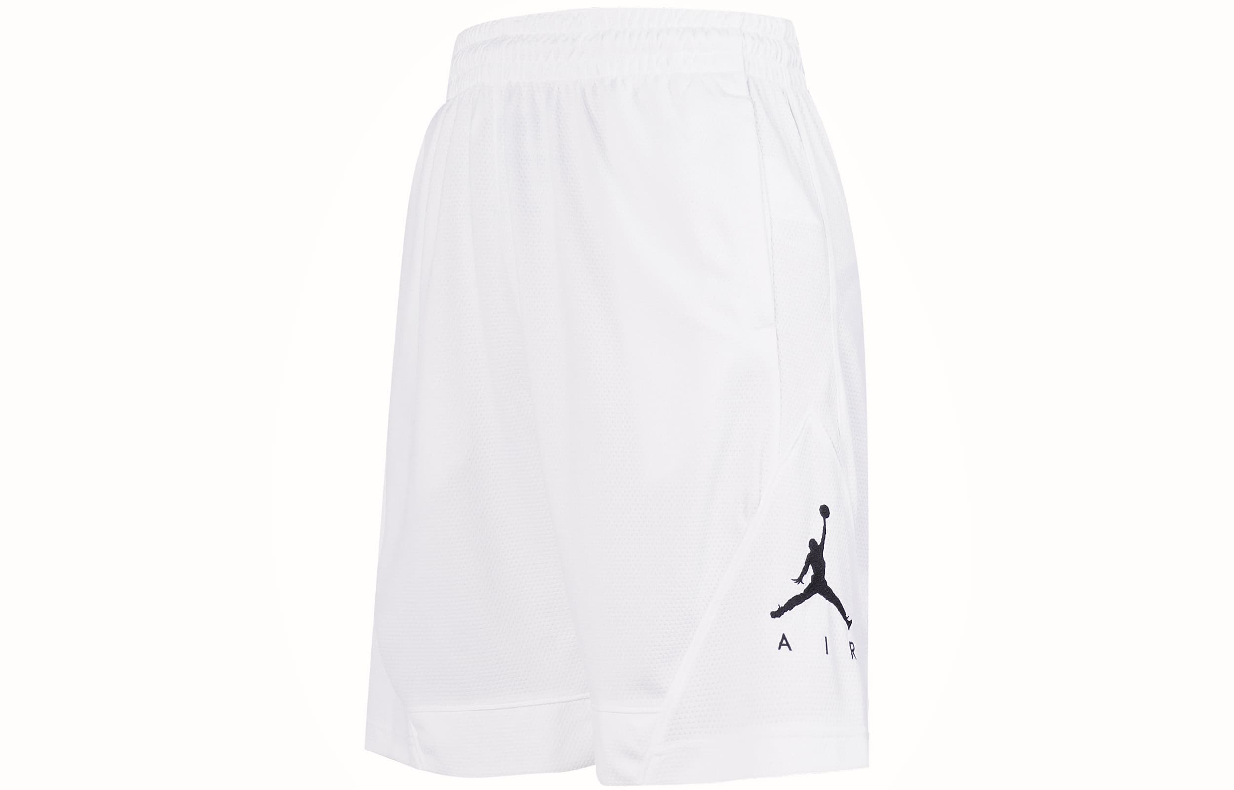 Jordan Men's Rise Striped Triangle Logo Pants White