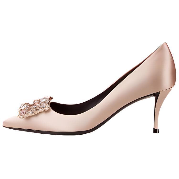 Roger Vivier Efflorescence Embellished Pointed Toe Pumps