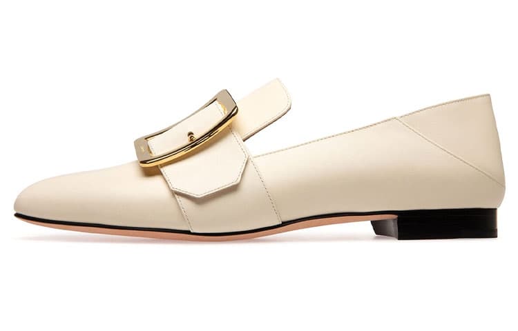 BALLY Casual Loafers Women's Bone White