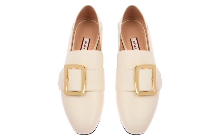 Повседневные лоферы BALLY женские, костяно-белые