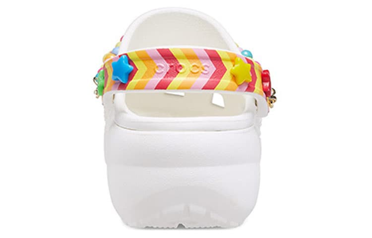 Дышащие белые сандалии Crocs женские