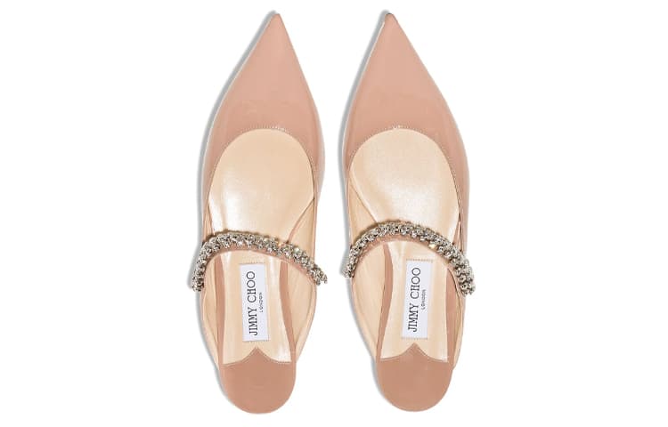 Jimmy Choo Bing Туфли на плоской подошве женские розовые