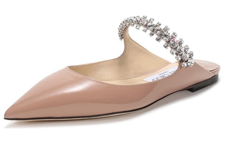 Jimmy Choo Bing Туфли на плоской подошве женские розовые