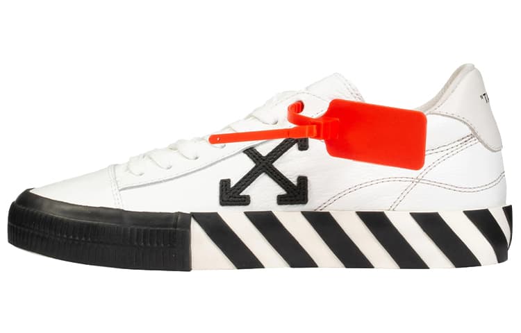 OFF WHITE Low Vulcanized Shoes Black/White Women's